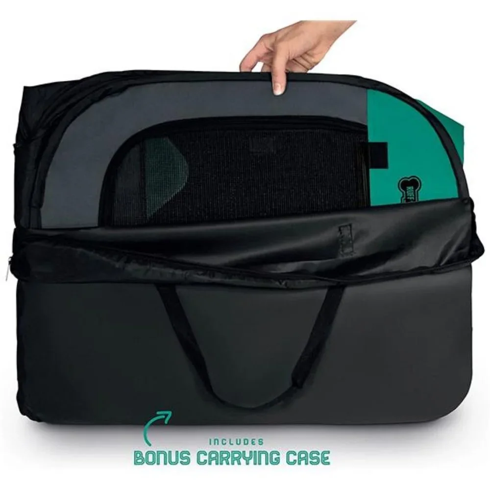Portable Foldable Pet Playpen + Free Carrying Case + Free Travel Bowl